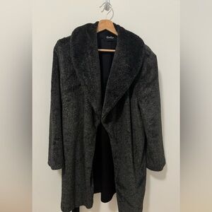 Fur style vintage coat